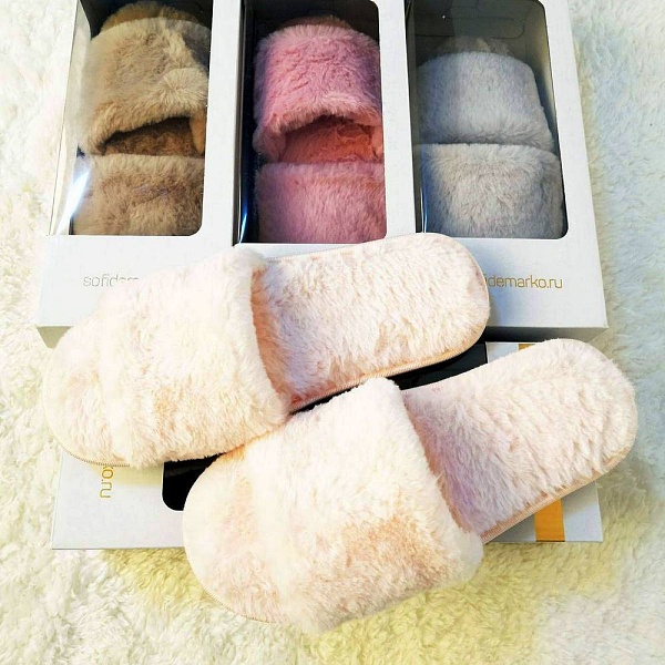 Тапочки женские Sofi de Marko №4 L бежевый