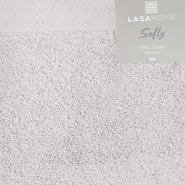 Полотенце для рук и лица Lasa Home Softy 50 x 100 см серый