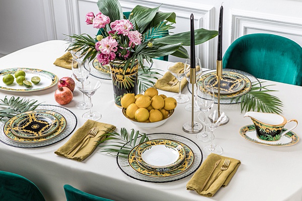 Обеденный сервиз 12 персон Royal Crown Эдем 48 предметов 