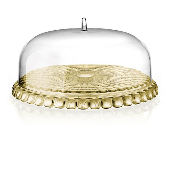 Подставка для торта с крышкой TIFFANY бежевая