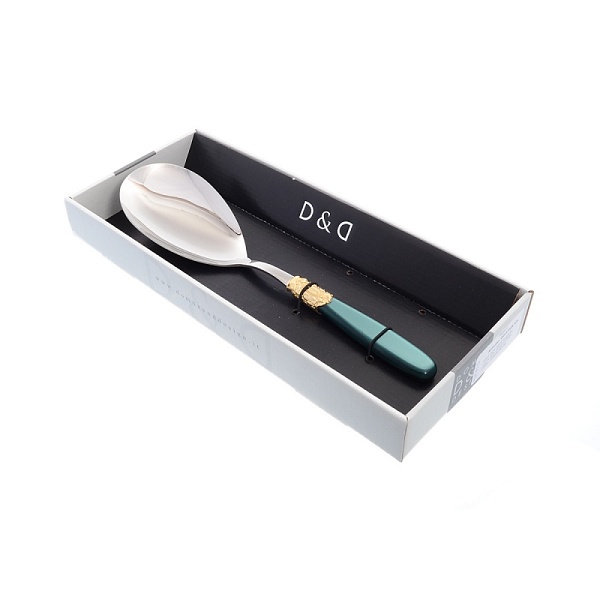 Ложка столовая для риса Domus Victoria gold зелёный