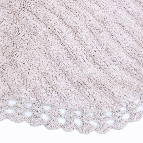 SIERRA (беж) Коврик для ванной кружевной 60х100