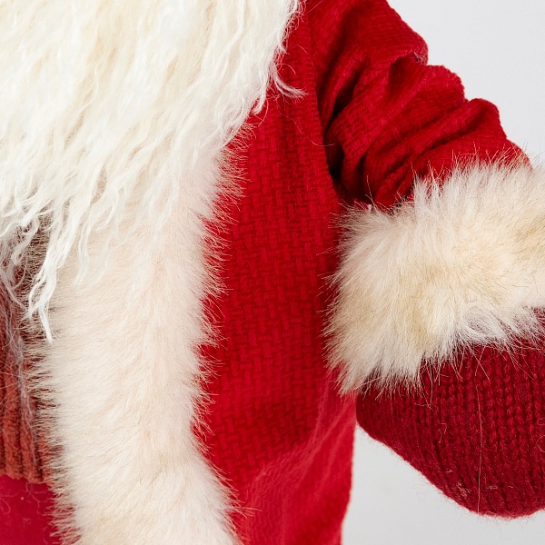 Сувенир Санта 16 x 10 x 54 см Азалия красный