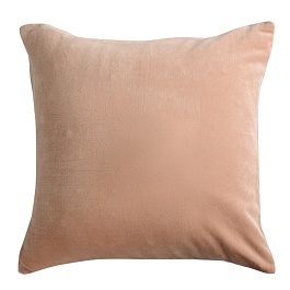 Подушка декоративная из хлопкового бархата 45 х 45 см Tkano Essential