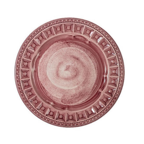 Тарелка закусочная 22 см Matceramica Augusta розовый