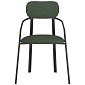 Набор стульев Latitude Ror Round 2 шт чёрный-тёмно-зелёный