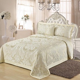 Комплект покрывало и наволочки 240 x 260 см Sofi de Marko Аделаида молоко