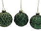 Украшение подвесное шар стеклянный 8 см DecoLine зелёный в ассортименте