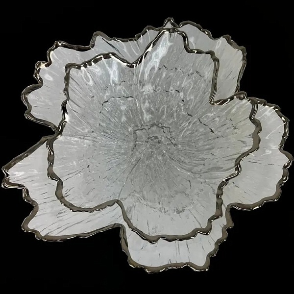 Набор сервировочных блюд Dariis Цветение 2 предмета