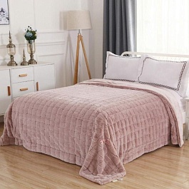 Покрывало 160 х 220 см Sofi de Marko Мадлен пепельная роза