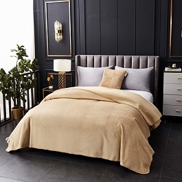 Плед 220 х 240 см Sofi de Marko Антуан молоко бежевый