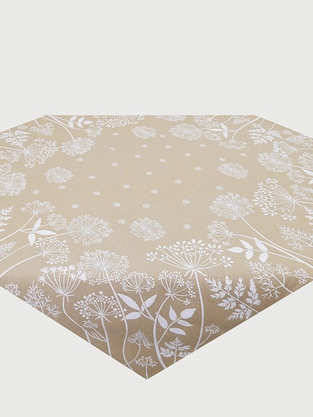 Скатерть 100 х 100 см Le Gobelin Травинки бежевая