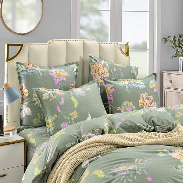 Комплект постельного белья семейный Sofi de Marko Клотильда сатин