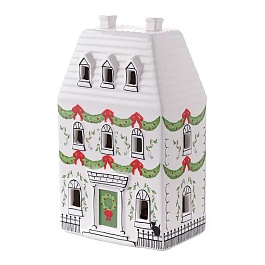 Домик с подсветкой 19 см Tkano Olgod мультиколор