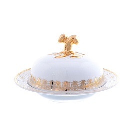 Маслёнка Thun Менуэт Натали золотой орнамент