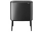 Мусорный бак 3 x 11 л Brabantia Bo Touch Bin тёмно-серый