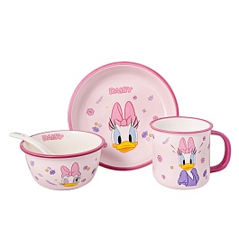Набор посуды  Дейзи Дак, розовый