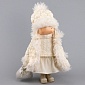 Сувенир Девочка в куртке 31 х 19 x 42 см Азалия кремовый