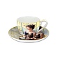 Чашка с блюдцем 0,28 л. "Дама с собачкой",  в подарочной упаковке