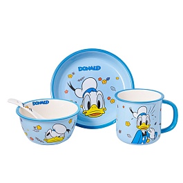 Набор посуды  Дональд Дак, голубой/синий