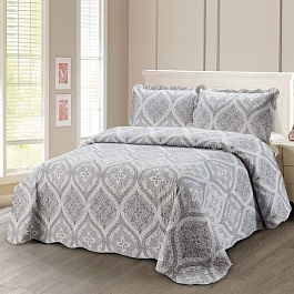 Комплект покрывало и наволочки Sofi de Marko Пэчворк №38 серый