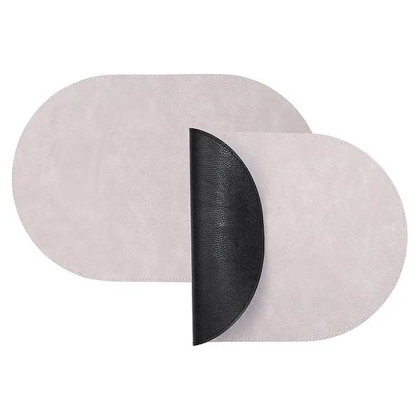 Набор салфеток сервировочных 4шт Pool, 30х45 см, черный светло-серый