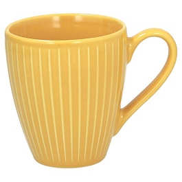 Кружка 430 млRELIEF желтая