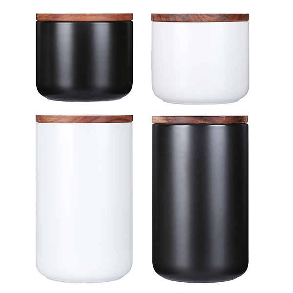 Банка для хранения керамическая smart solutions, 350 мл, белая