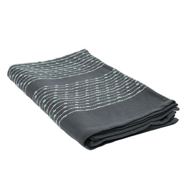 Покрывало хлопковое 180 х 250 см Tkano Ethnic серый