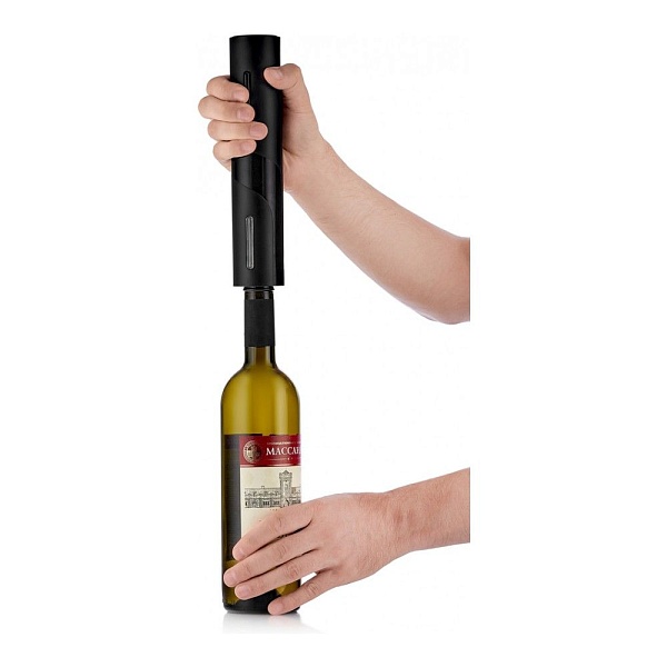 Штопор с ножом д/удаления фольги на батарейках WINE TIME