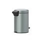 Мусорный бак 3 л Brabantia NewIcon Мятный металлик