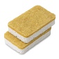 Набор губок для посуды из целлюлозы и кокосового волокна Smart Solutions Eco Sponge белый 6 шт 