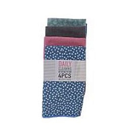 Набор салфеток для удаления пыли 4 шт в ассортименте