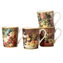 Набор кружек 400 мл Casa Domani Ван Бруссел 4 шт