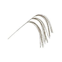 Ветка декоративная с глиттером 114 см Азалия шампань