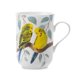 Кружка Волнистые попугаи в подарочной упаковке