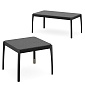 Стол кофейный aska, 50х90 см, черный