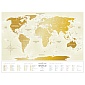 Карта Travel Map Gold World ru