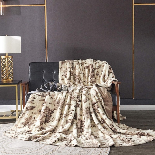 Покрывало 160 х 220 см Sofi de Marko Сильвана шоколад