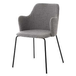 Стул dwight, рогожка, светло-серый