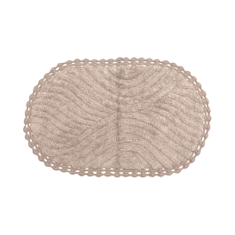 SIERRA (капучино) Коврик для ванной кружевной 60х100