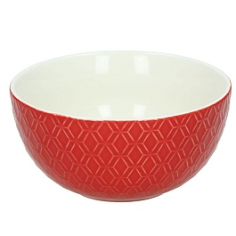 Миска 14 см RELIEF ROSSO