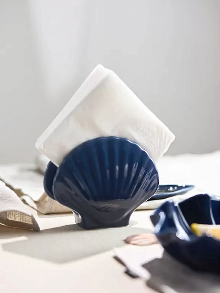 Салфетница Tkano Pearl Sea treasures серая