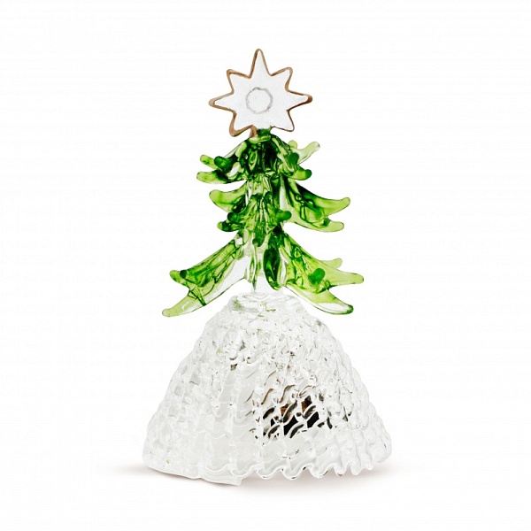 Декор рождественский "Елка" со светодиодной подсветкой 9,5 см в ассортименте