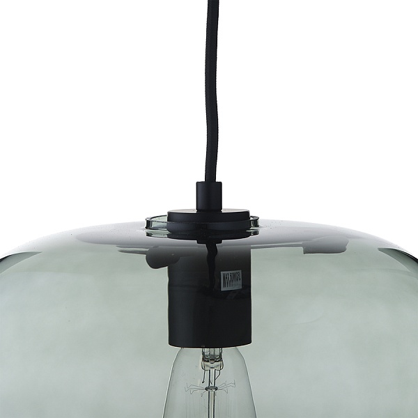 Лампа подвесная 30 см Frandsen Kobe зелёный