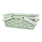 Корзина плетеная 31,5  x 21,5 x 25,5 см Азалия зеленая