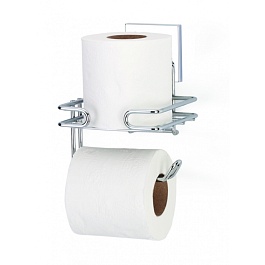 Держатель туалетной бумаги с запасным рулоном Tekno-tel хром