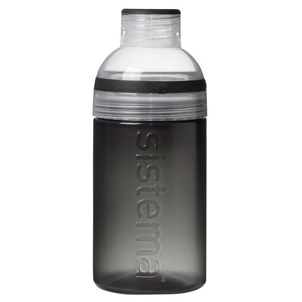 Питьевая бутылка 480 мл Sistema Hydrate Трио чёрный