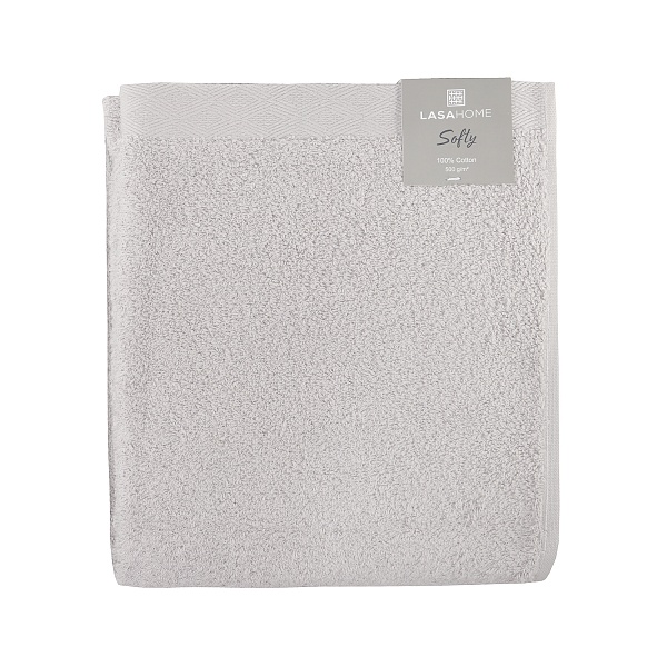 Полотенце банное 70 x 140 см Lasa Home Softy серый