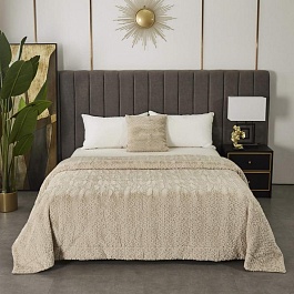 Теодор (беж) Покрывало 160х220